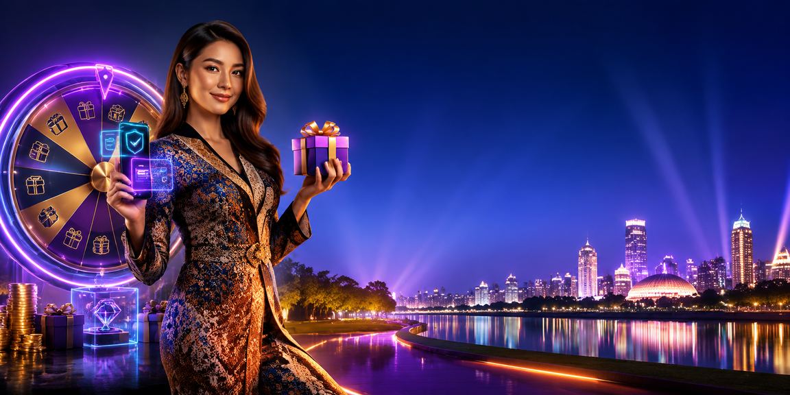 Pemain VIP Selangor menikmati bonus istimewa dengan latar belakang corak batik tradisional Malaysia